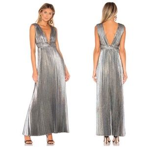 HOUSE OF HARLOW x REVOLVE Silver Dress